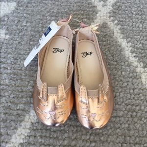 Gap Factory toddler girls shoes, rose gold, size 8